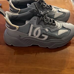Dolce & Gabbana Charcoal Athletic Sneakers